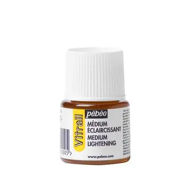 Médium éclaircissant 45 ml pour peinture Vitrail de - Pébéo Nouvelle Collection