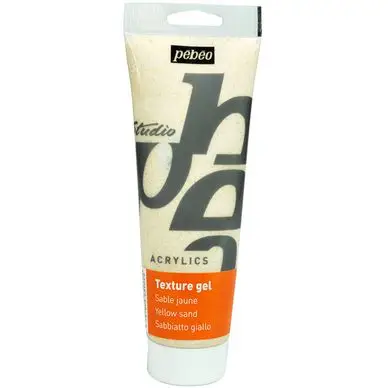 Achetez Aujourd'hui Gel de texture sable jaune Studio 250 ml - Pébéo