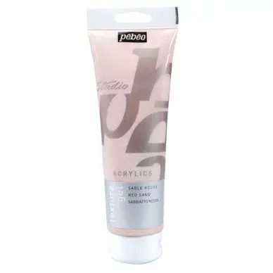Gel de texture sable rouge Studio 250 ml - Pébéo Prix Bas