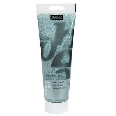 Gel de texture sable noir Studio 250 ml - Pébéo Quantité Limitée