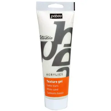 Retour Gratuit Gel de texture sable blanc Studio 250 ml - Pébéo