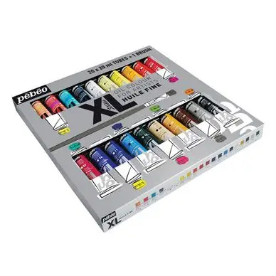 Boîte de 20 tubes de peinture à l'huile XL 20 ml - Pébéo Vente Directe