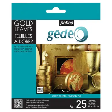 Feuilles à dorer Gédéo par 25 - Pébéo Authentique