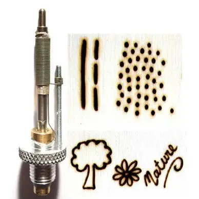 Pointe pour pyrograveur B22 - boule 2 mm - Scrapyro Nouvelle Collection