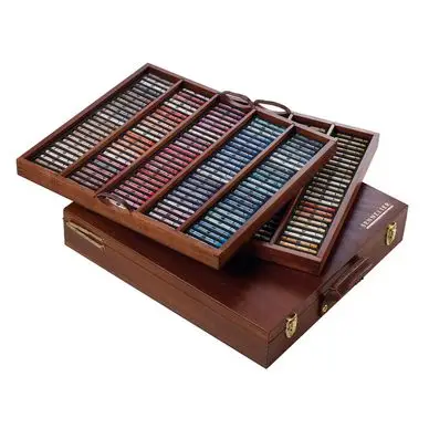 Produit De Marque Pastel à l'écu dans un coffret en bois - 250 pcs - Sennelier