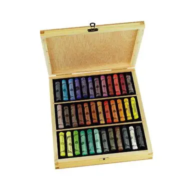 Coffret en bois 36 pastels à l'écu - Sennelier Nouvel Arrivage