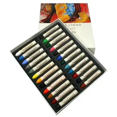 Boîte pastels à l'huile 24 couleurs universelles - Sennelier Expédié Aujourd'hui