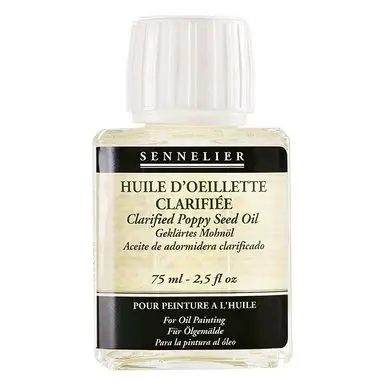 Huile d'œillette clarifiée - Sennelier Authentique