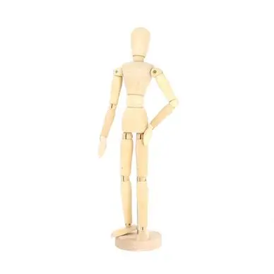 Mannequin en bois vernis femme 30cm - Rougier&Plé Nouvelle Collection