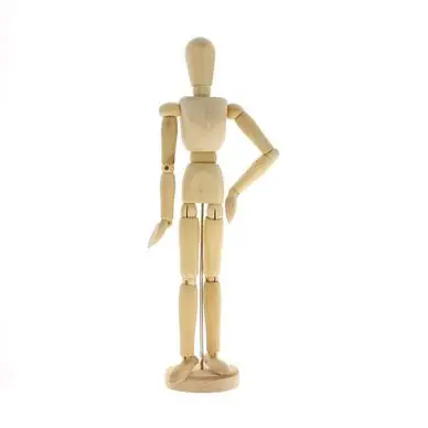 Offre Limitée Mannequin en bois vernis homme 30cm - Rougier&Plé