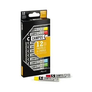 Boîte de 12 pastels à l'huile - Raphaël Soldes