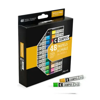 Boite de 48 pastels à l'huile - Raphaël Certifié