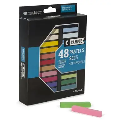 Vente Directe Boite de 48 pastels secs Campus - Raphaël