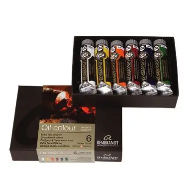 Offre Limitée Peinture à l'huile extra-fine Assortiment 6 x 15 ml - Rembrandt