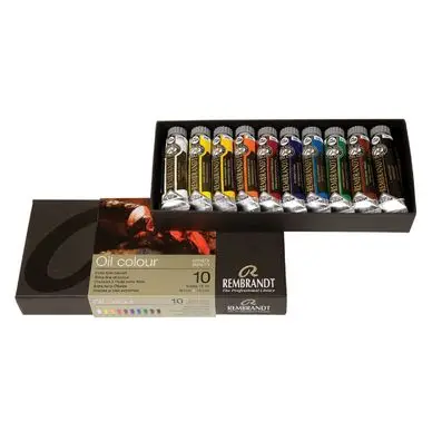 Expédié Aujourd'hui Peinture à l'huile extra-fine - Set de base 10 tubes de 15 ml - Rembrandt