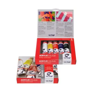 Offre Exclusive Peinture acrylique fine Assortiment 5 x 40 ml - Van Gogh