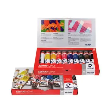 Offre Du Jour Peinture acrylique fine Assortiment 10 x 40 ml - Van Gogh
