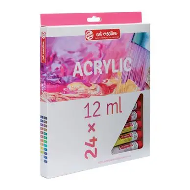 Prix Promo Peinture acrylique Art Création 24 x 12 ml - Artcreation