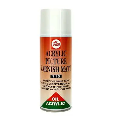 Marque Vernis acrylique pour huile et acrylique aérosol 400ml mat - Talens