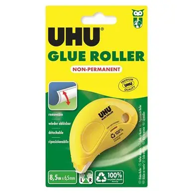 Must-Have Colle en dévidoir jetable repositionnable 12m x 8mm - Uhu