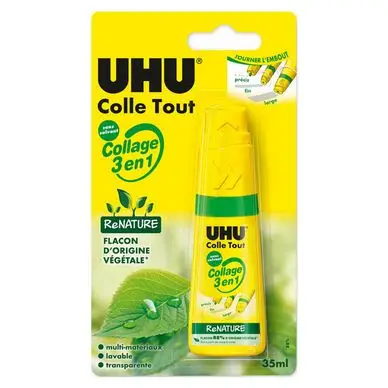 Tube de colle multi-usages Twist & glue 35 ml - Uhu Paiement Sécurisé