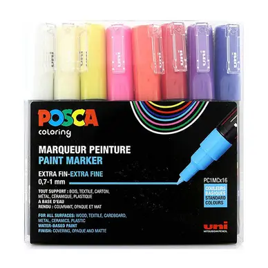 Achetez Aujourd'hui Boîte de 16 marqueurs assortis PC-1MC - Uni