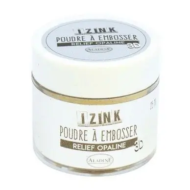 Poudre à embosser 30 ml transparent nacré - Aladine Jusqu'à Épuisement Des Stocks