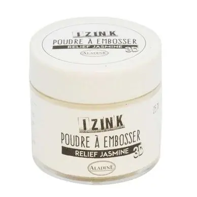 Poudre à embosser 25 ml blanc - Aladine Meilleur Prix