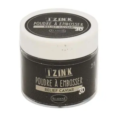 Poudre à embosser 25 ml noir - Aladine Affaire À Saisir