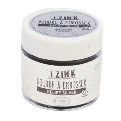 Poudre à embosser 25 ml argent - Aladine Top Vente