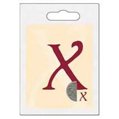 Populaire Cachet double initiale X - Aladine