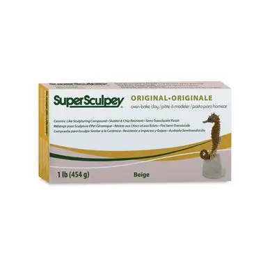 Commander Maintenant Super beige pâte polymère 454 g - Sculpey