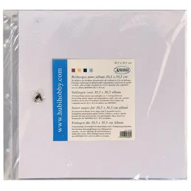 Super Prix Recharge plastique 30.5x30.5cm pour album - Artemio