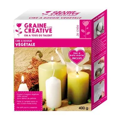 Cire à bougie Végétale 400 g - Graine Créative Réduction