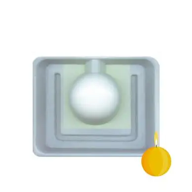 Moule à bougie Boule 80 mm - Graine Créative Bon Plan