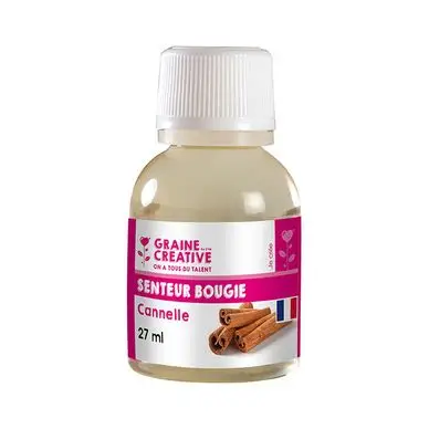 Expédié Aujourd'hui Parfum à bougie 27 ml Cannelle - Graine Créative