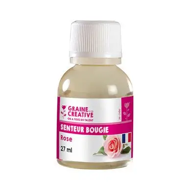 Prix Bas Parfum à bougie 27 ml Rose - Graine Créative
