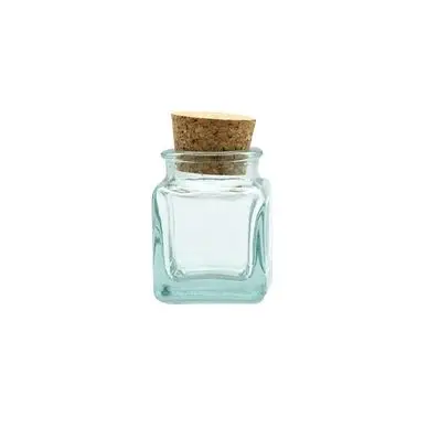 Flacon en verre Cube 6 cm - Graine Créative Prix Promo