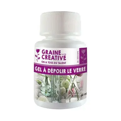 Offre Spéciale Gel à dépolir le verre 60 ml - Graine Créative