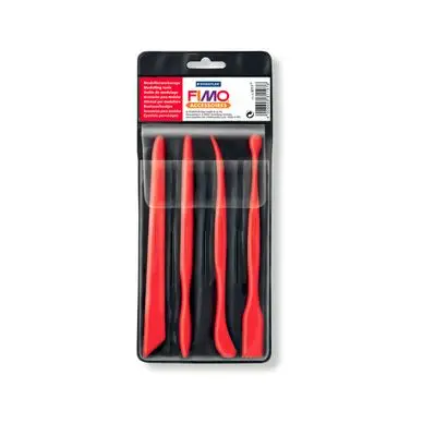 Outils à modeler en plastique set de 4 - Fimo Prix Cassé