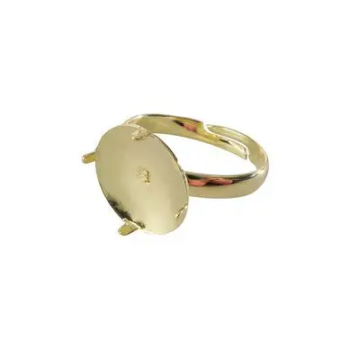 Offre Exclusive Bague plateau rond à picots Ø 10 mm 3 pcs - Graine Créative