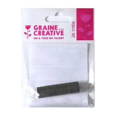 Aimant en ferrite Ø 14 x 5.5 mm 10 pcs - Graine Créative Nouvel Arrivage