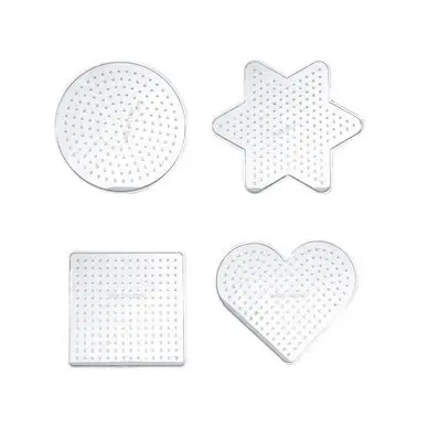 Offre Exclusive Plaque à picot pour Perle à repasser 5 mm 4 pcs 8 cm - Perlou