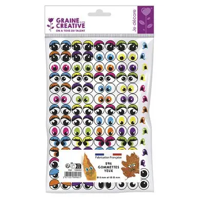 Offre Limitée Gommettes Yeux 594 pcs - Graine Créative