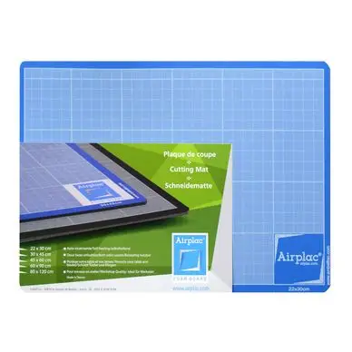Plaque de coupe noire et bleue 22 x 30 cm - Airplac Seulement Aujourd'hui