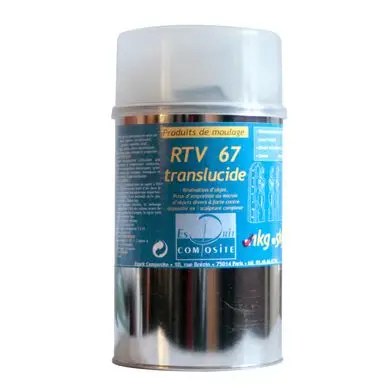 Produit De Marque Silicone RTV 67 Translucide 950 g + catalyseur 50 g - Esprit Composite
