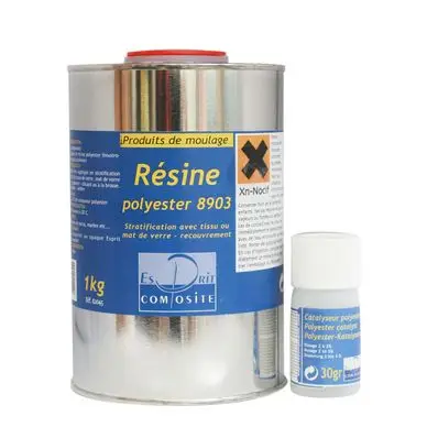 Résine polyester 8903 1kg - Esprit Composite Acheter Direct