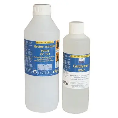 Résine époxy cristalle EC 141 1,5 kg - Esprit Composite Offre Spéciale