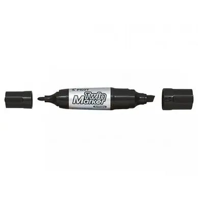 Meilleur Prix Marqueur double pointe Twin Marker Jumbo Noir - Pilot