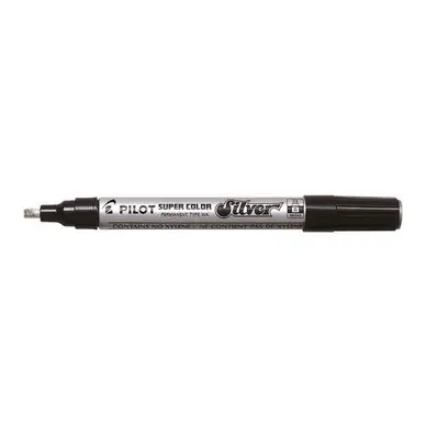 Bon Plan Marqueur Super Color pointe large Argent - Pilot